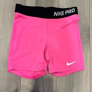 PINK NIKE PRO SPANDEX